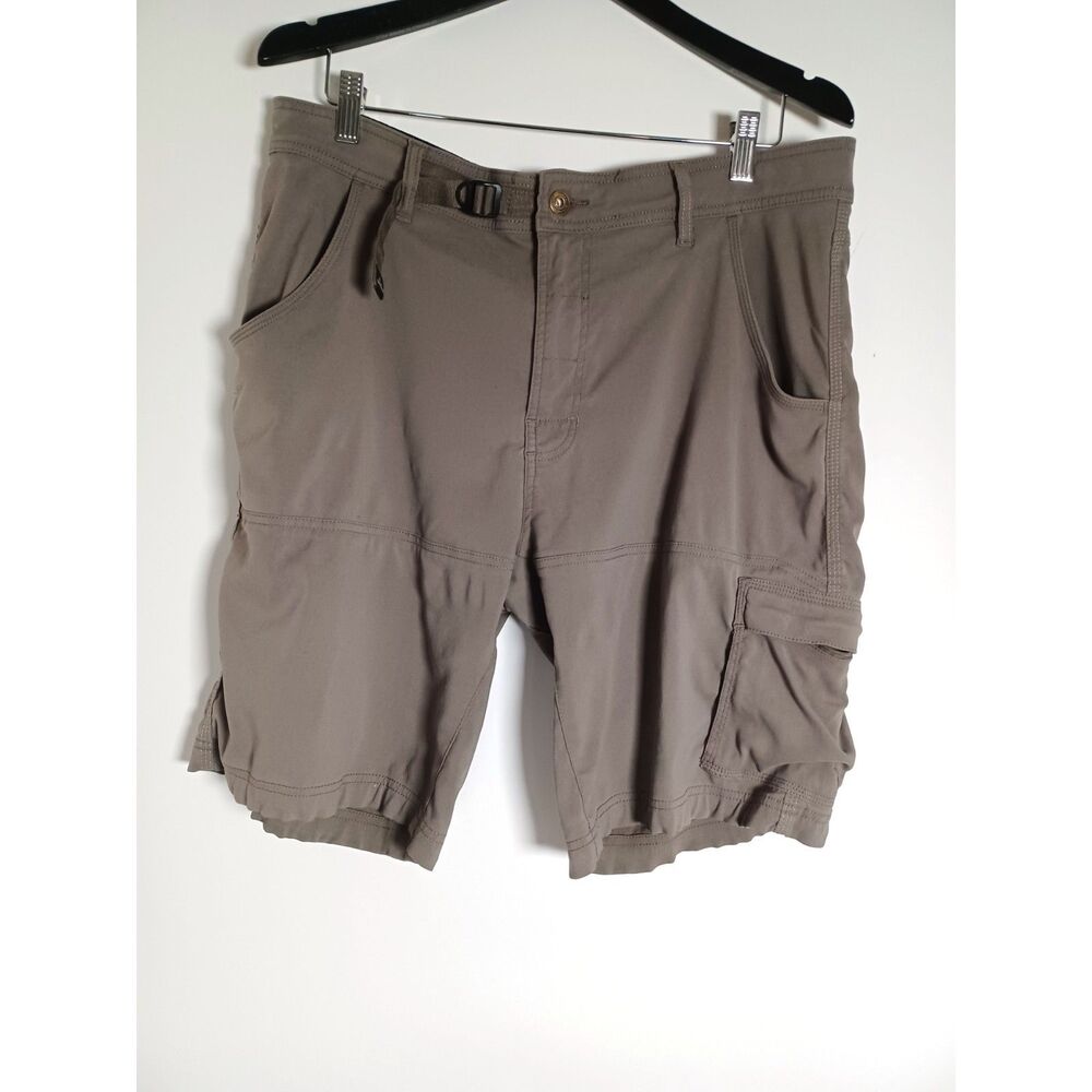Prana Stretch Zion Shorts Mens 36 Belted Hiking Outdoor Cargo 36x10 Gorpcore